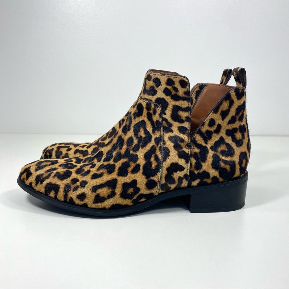 Franco Sarto Bernie 2 Leopard Animal Print Calf
Hair Leather Ankle Boots 9 - Picture 5 of 11